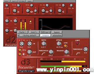 Digidesign Focusrite d2/d3 Bundle 插件
