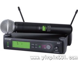  SHURE 舒尔 SLX24/SM86 手持单咪双接收