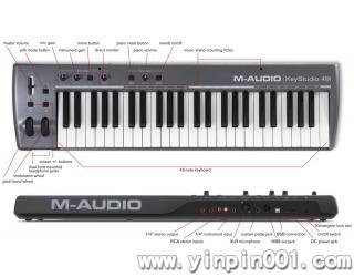 M-Audio KeyStudio 49i 49键MIDI键盘