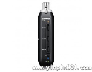 Shure|舒尔 X2u XLR转USB USB话筒 将XLR话筒连接至电脑
