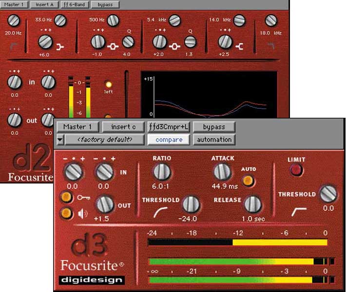 Digidesign Focusrite d2/d3 Bundle 插件
