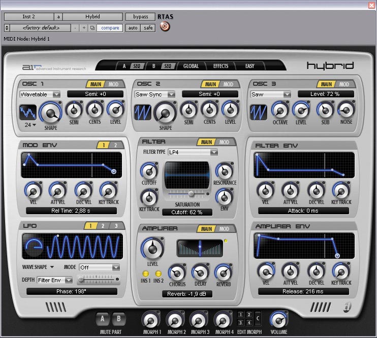 Digidesign Hybird 插件